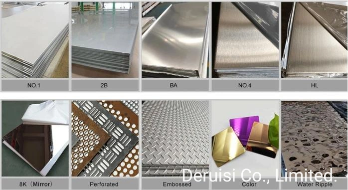 Cold/Hot Rolled ASTM 201 202 304 310S 316 321 430 904L 2b/Ba/No.4/8K/Mirror/Embossed/Checkered/Anti Print Finger/Perforated Stainless Steel Plate/Ss Sheet Price