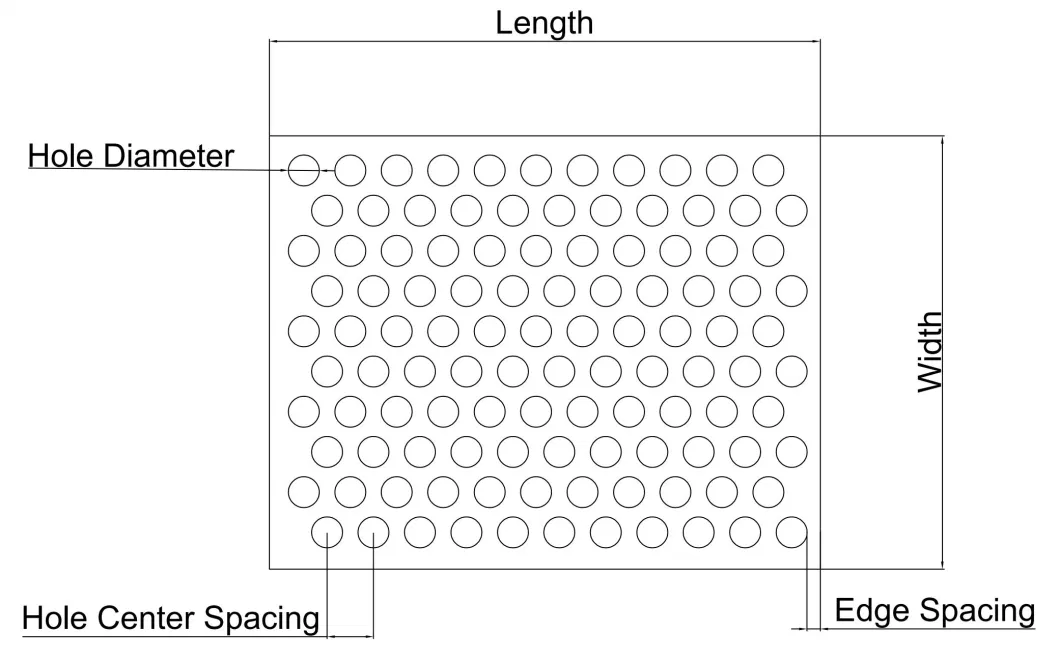 Stainless Steel/Aluminum/Galvanized Steel Perforated Expanded Architectural Metal Mesh Punching Panel Perforated Sheet for Wall Cladding/Ceiling Panels